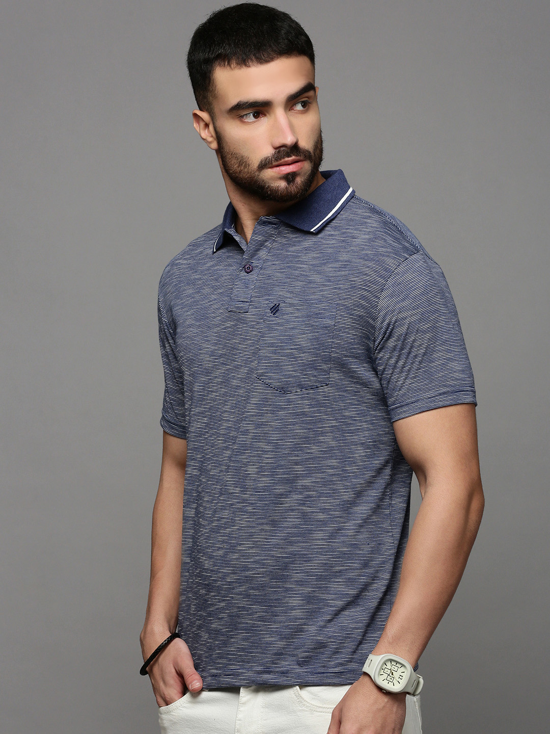 トップス onn ONN Men's Half Sleeve Polo Neck Fashion T-Shirt