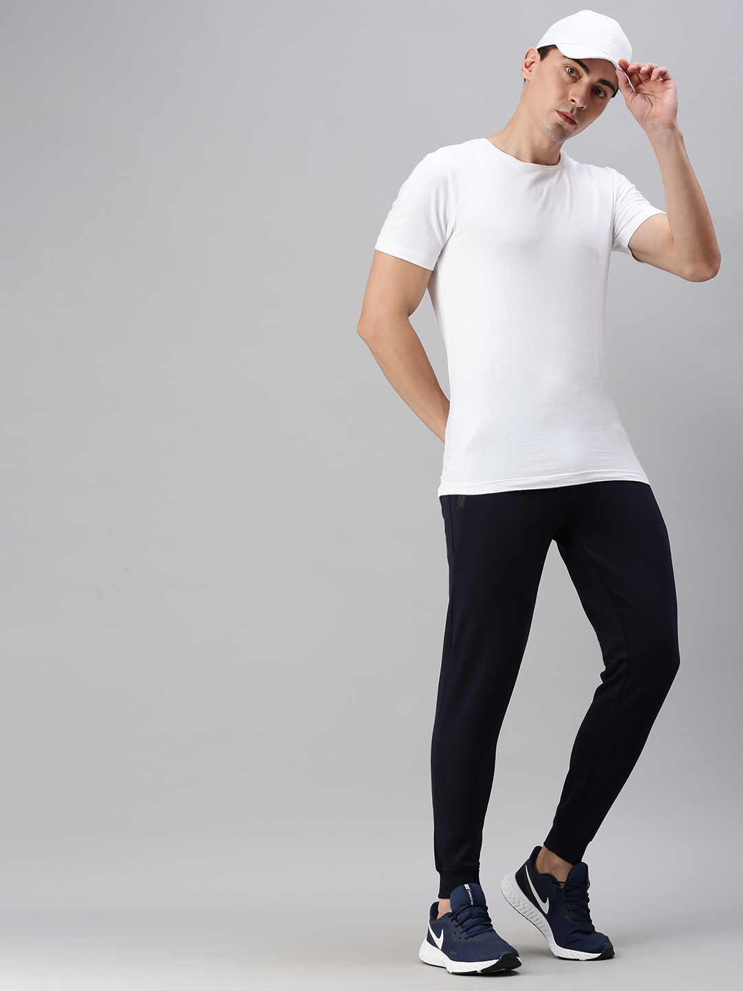 Buy STOP Black Solid Cotton Stretch Super Slim Fit Mens Trouser | Shoppers  Stop